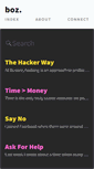 Mobile Screenshot of boz.com