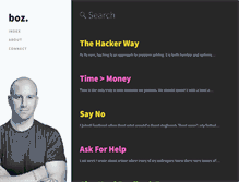 Tablet Screenshot of boz.com